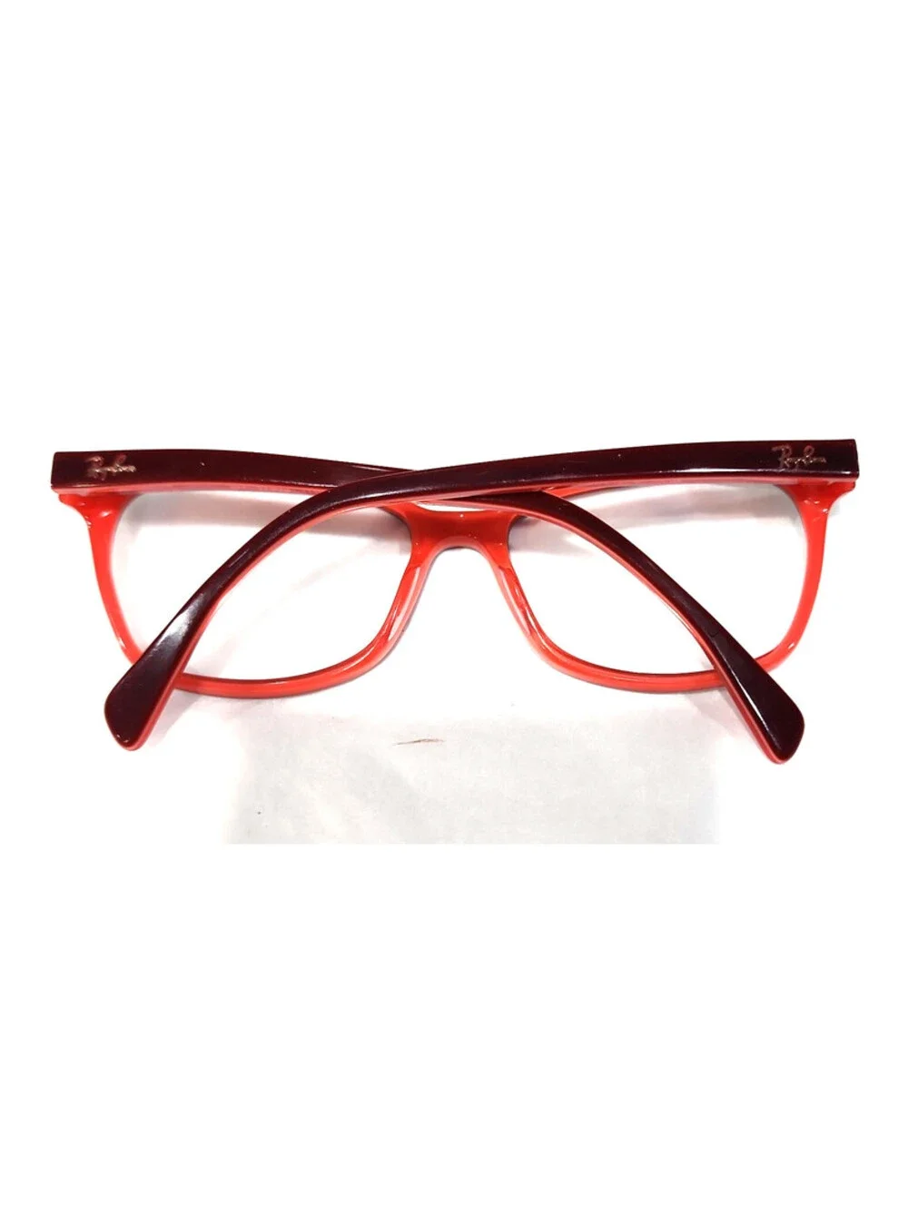 Ray Ban RB5362 5777 Red Square Eyeglasses Frame 54-17 140